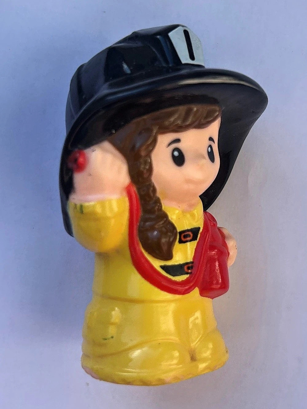 Fisher-Price Little People Firefighter Figure Yellow & Black